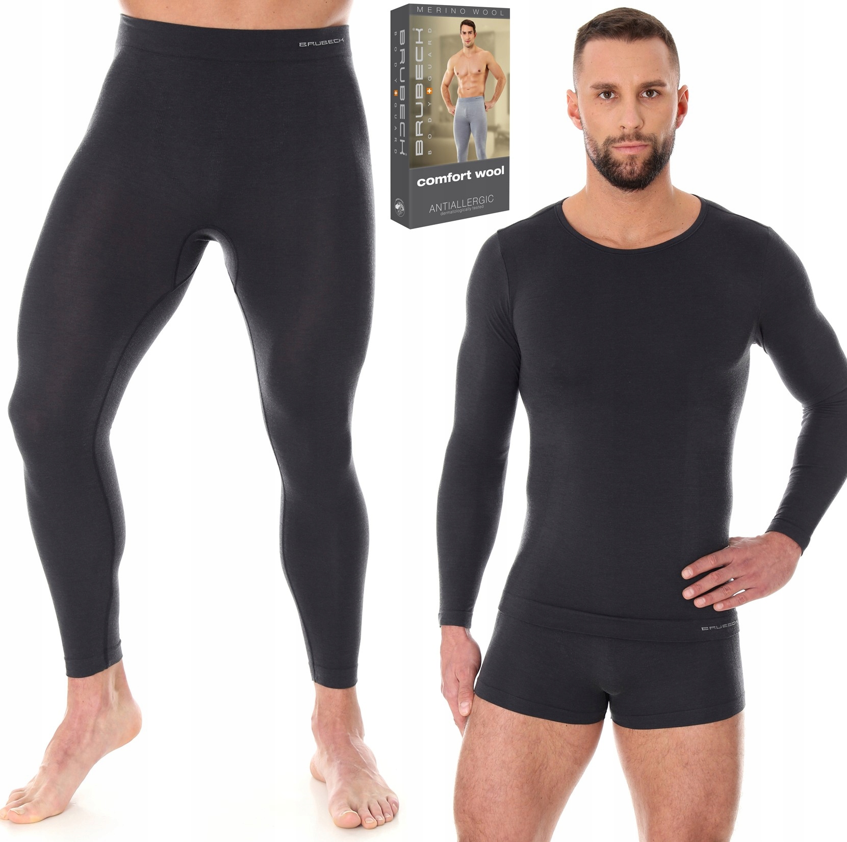 

Termiczny Komplet Bielizny Z Merino Brubeck Men-XL