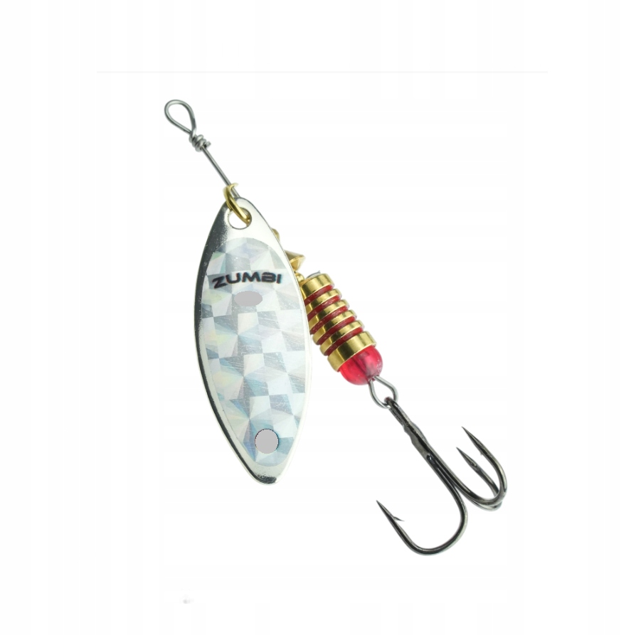 Robinson Błystka Obrotowa Zumbi nr 2 6g Silver Holo