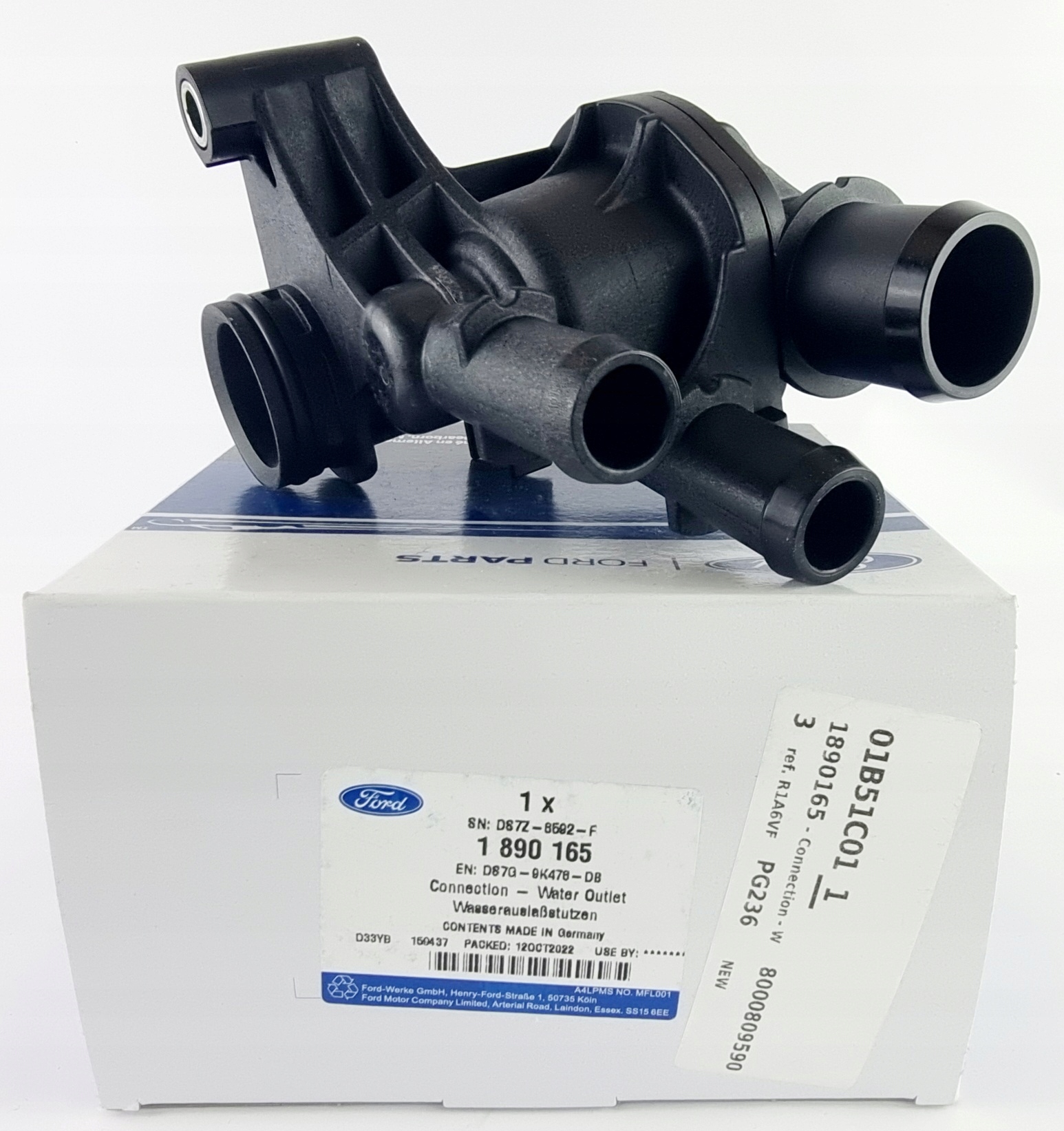 Termostat Ford 1,5 L Gtdi Ecoboost Mnoho Modelů 1890165 DS7G-9K478-DB