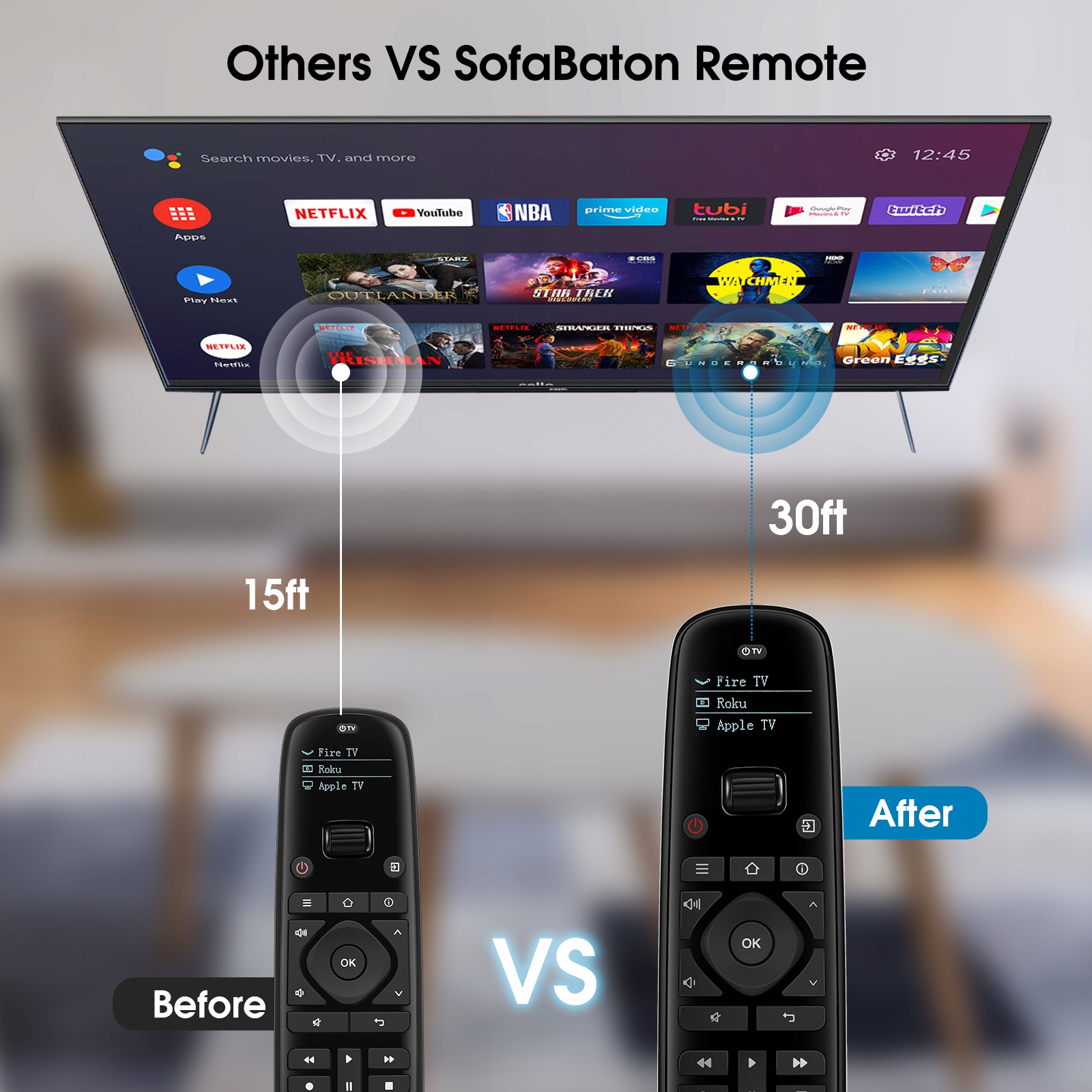 Pilot Uniwersalny Programowalny Bluetooth IR All In One SofaBaton U2 Marka bez marki