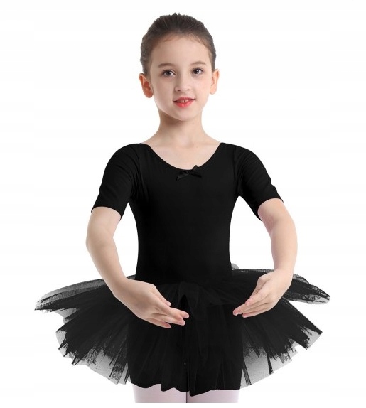 

C2084XL* Czarna Sukienka Tutu Balet Taniec 134/140