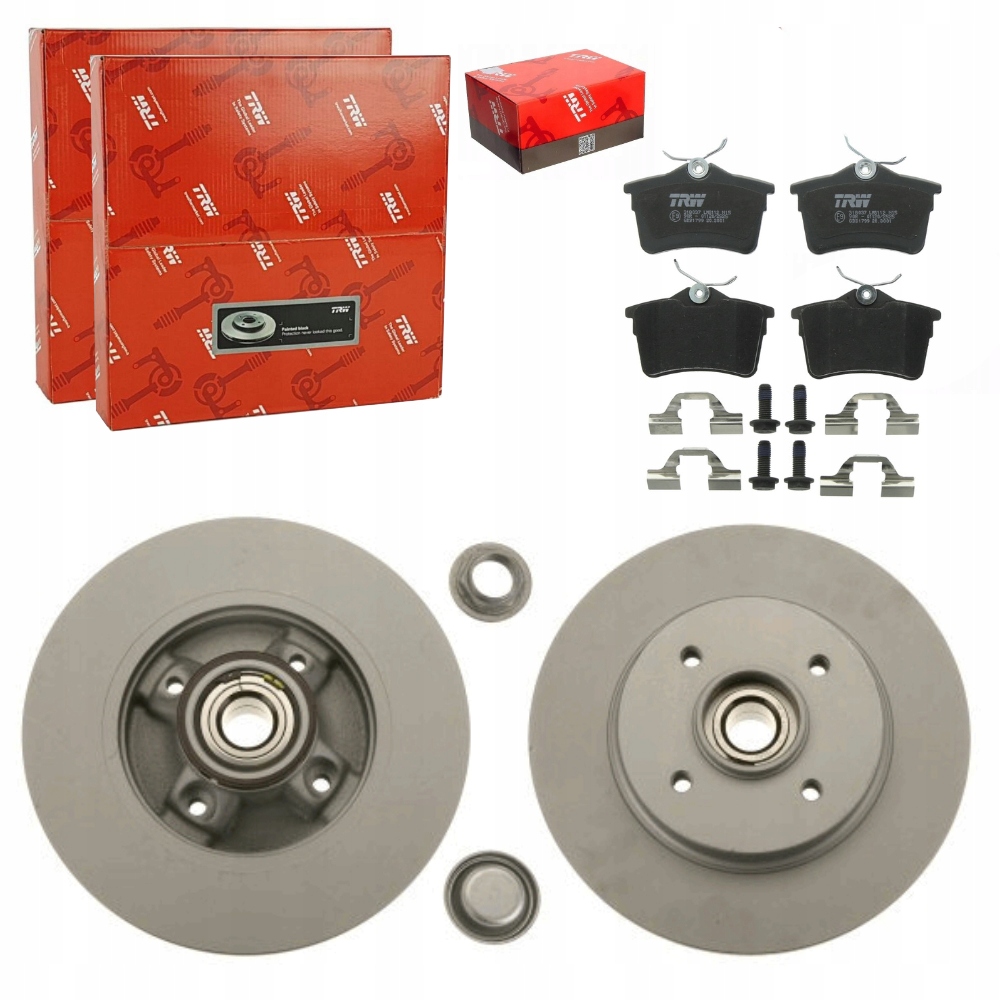 

Trw Tarcze+klocki Tył Citroen Berlingo B9 2008-