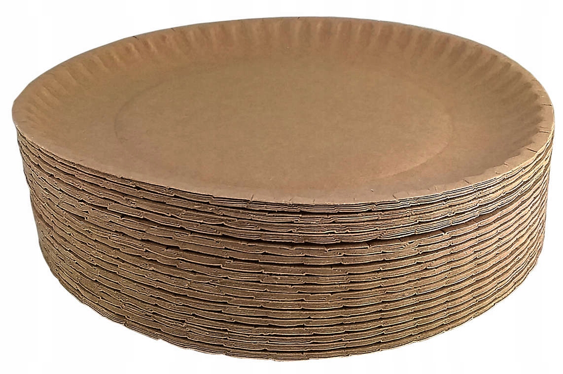 

Naczynia jednorazowe Talerze Papierowe18 cm100 szt