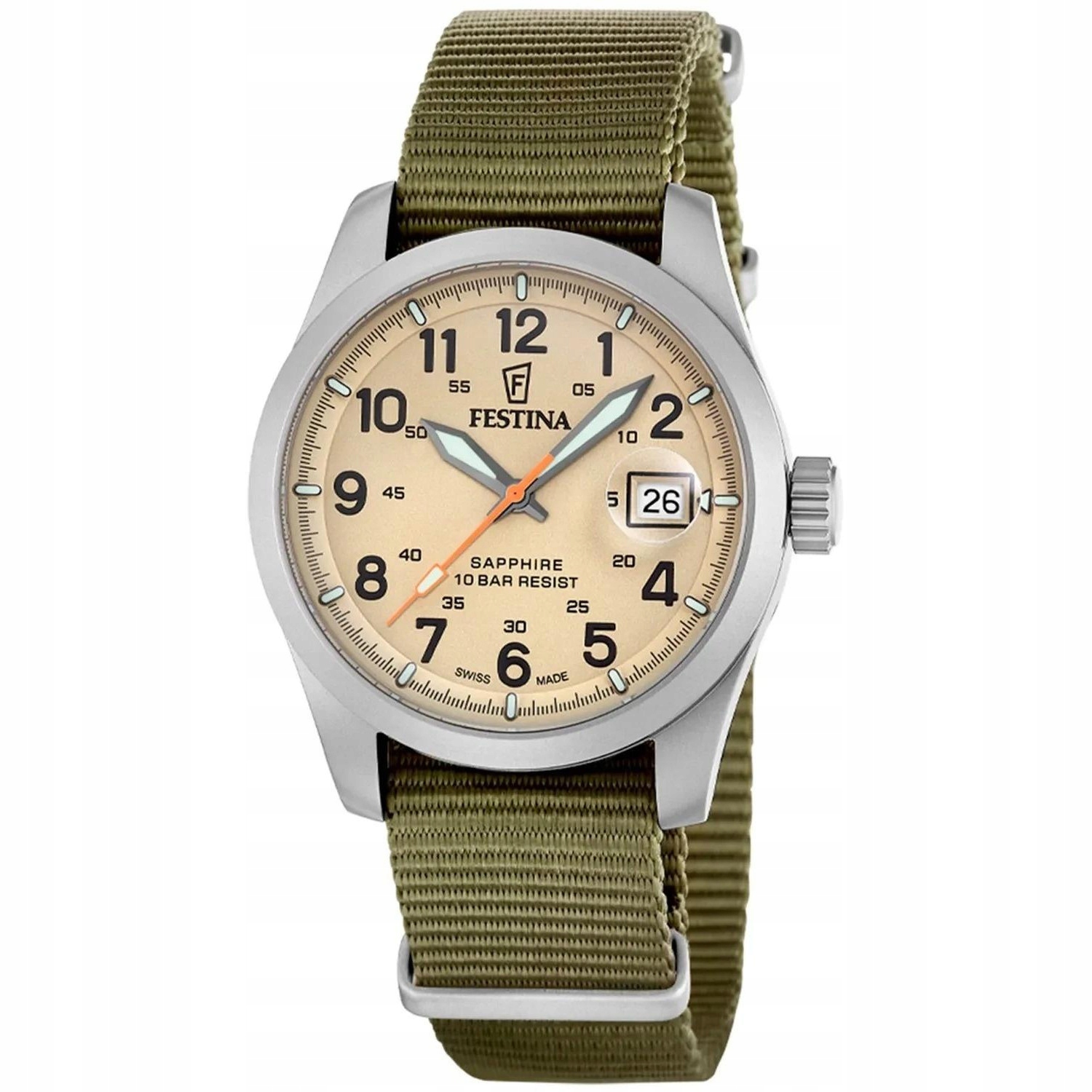 Pánské Hodinky Festina F20082-1 zelený pásek