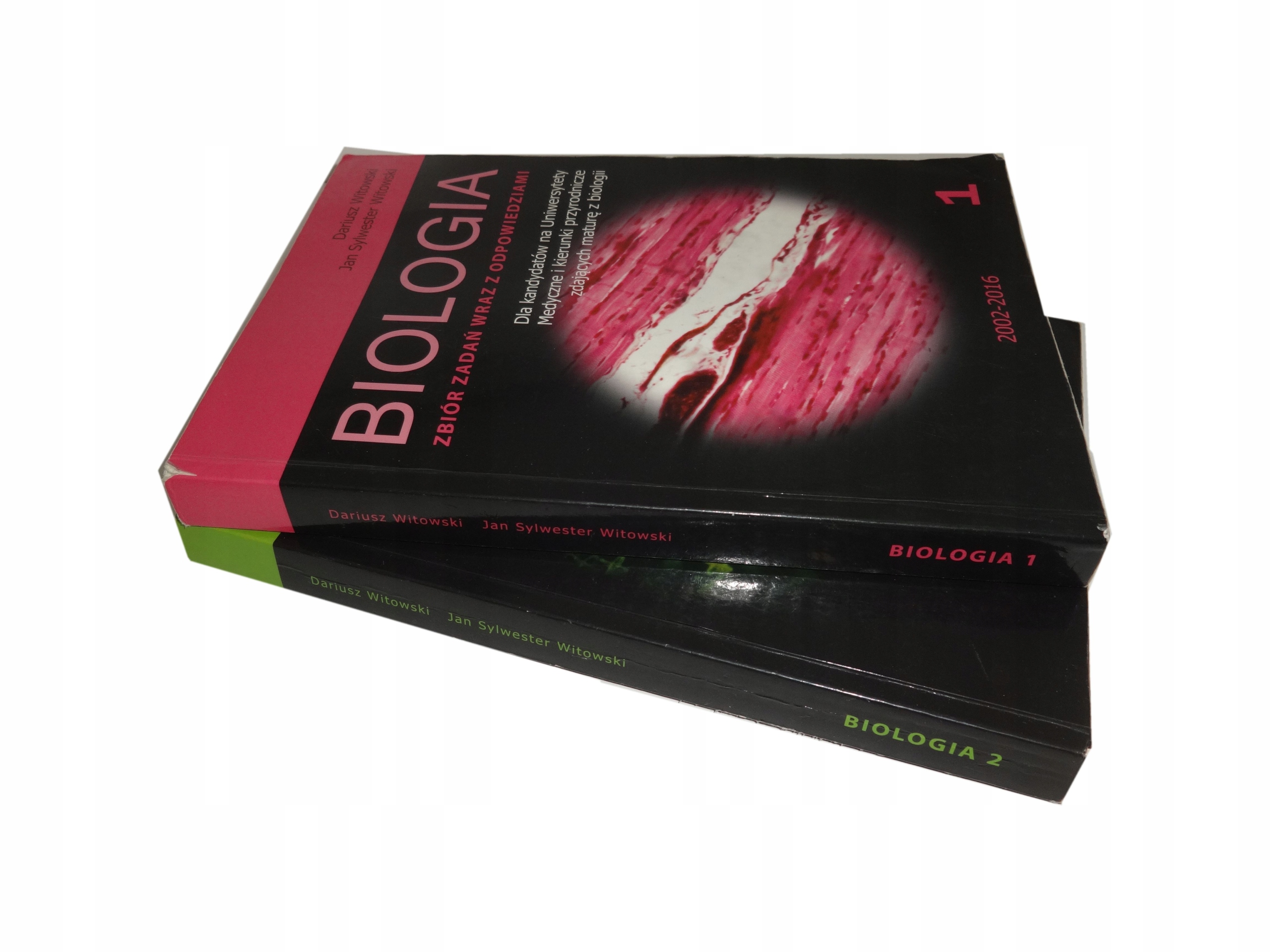 Biologia 1-2 Zbiór zadań 2002-2016 Witowski *