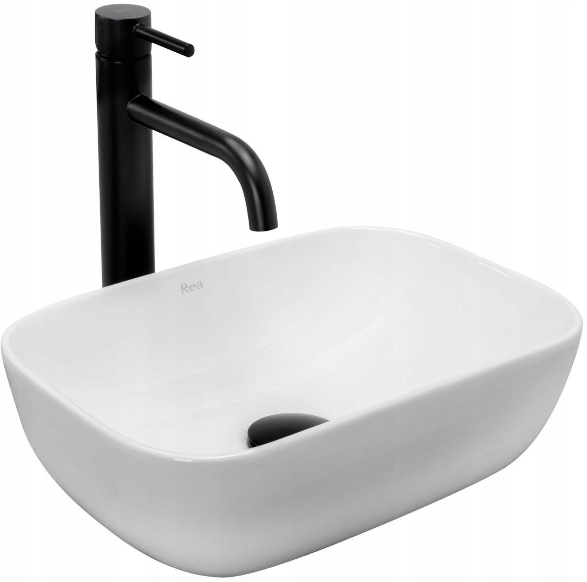 Keramická umyvadlová deska Rea Belinda Mini, bílá