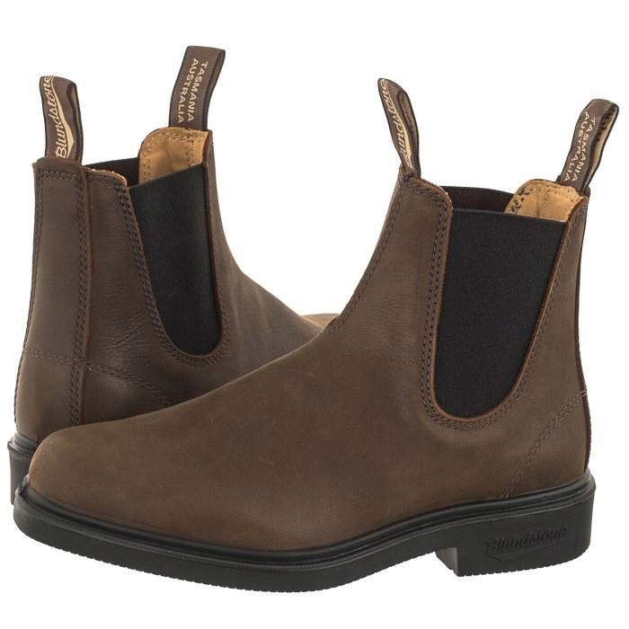 Nazouvací kožené boty Blundstone 2029 Antique Brown Hnědé