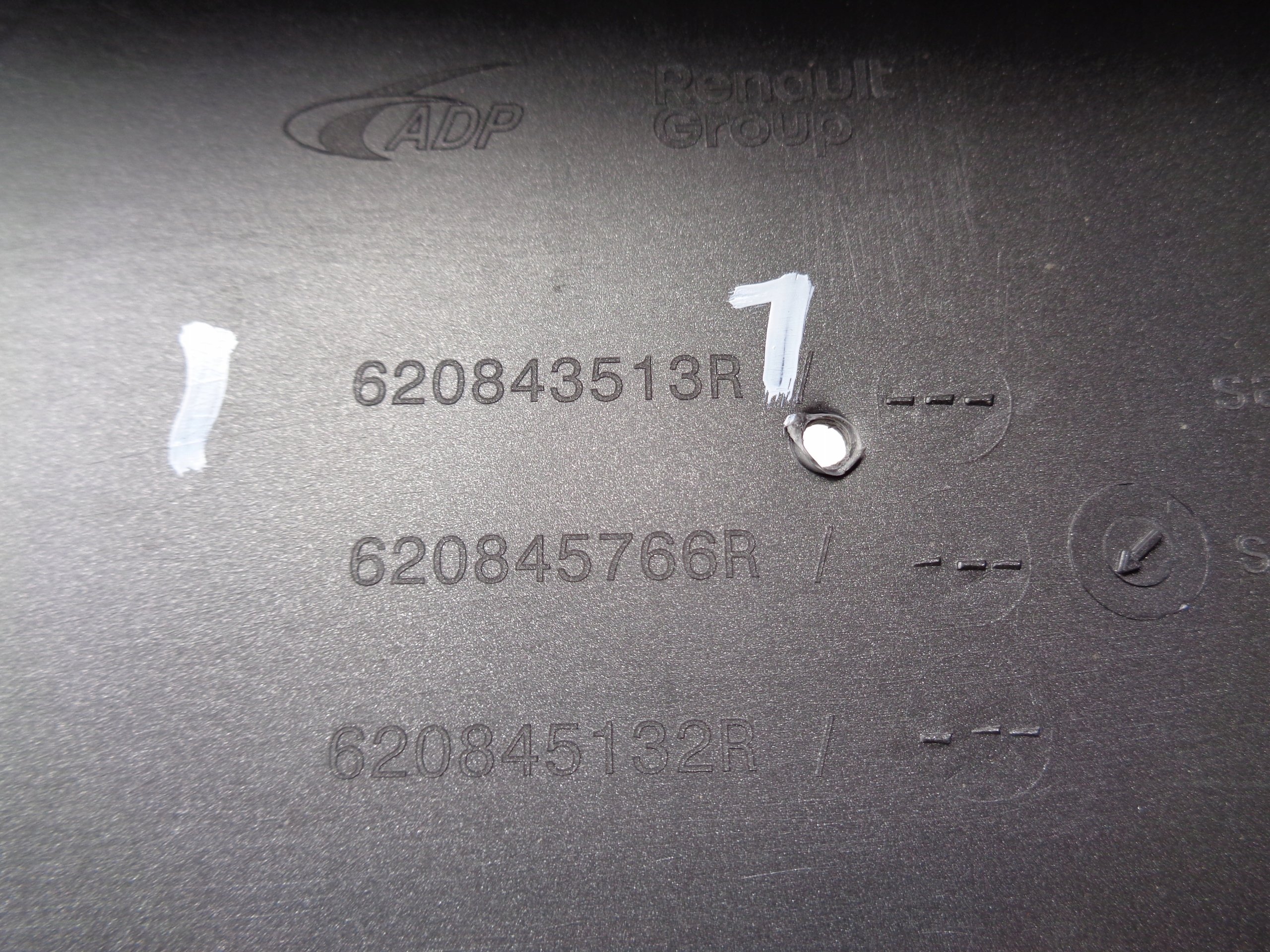 moulding of a bumper front lower cap DACIA DUSTER III 24