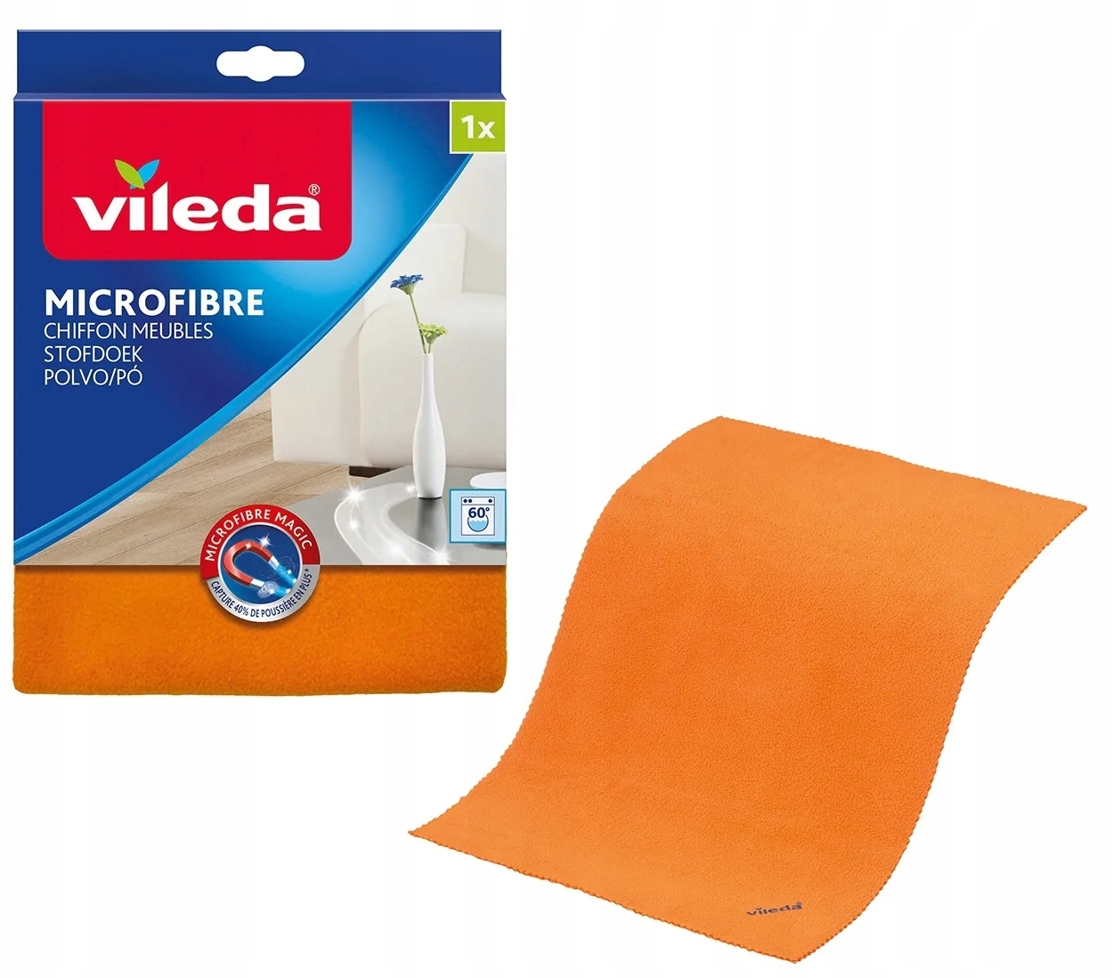 

Ścierka Do Kurzu Z Mikrofibry Vileda 40X30CM Staub