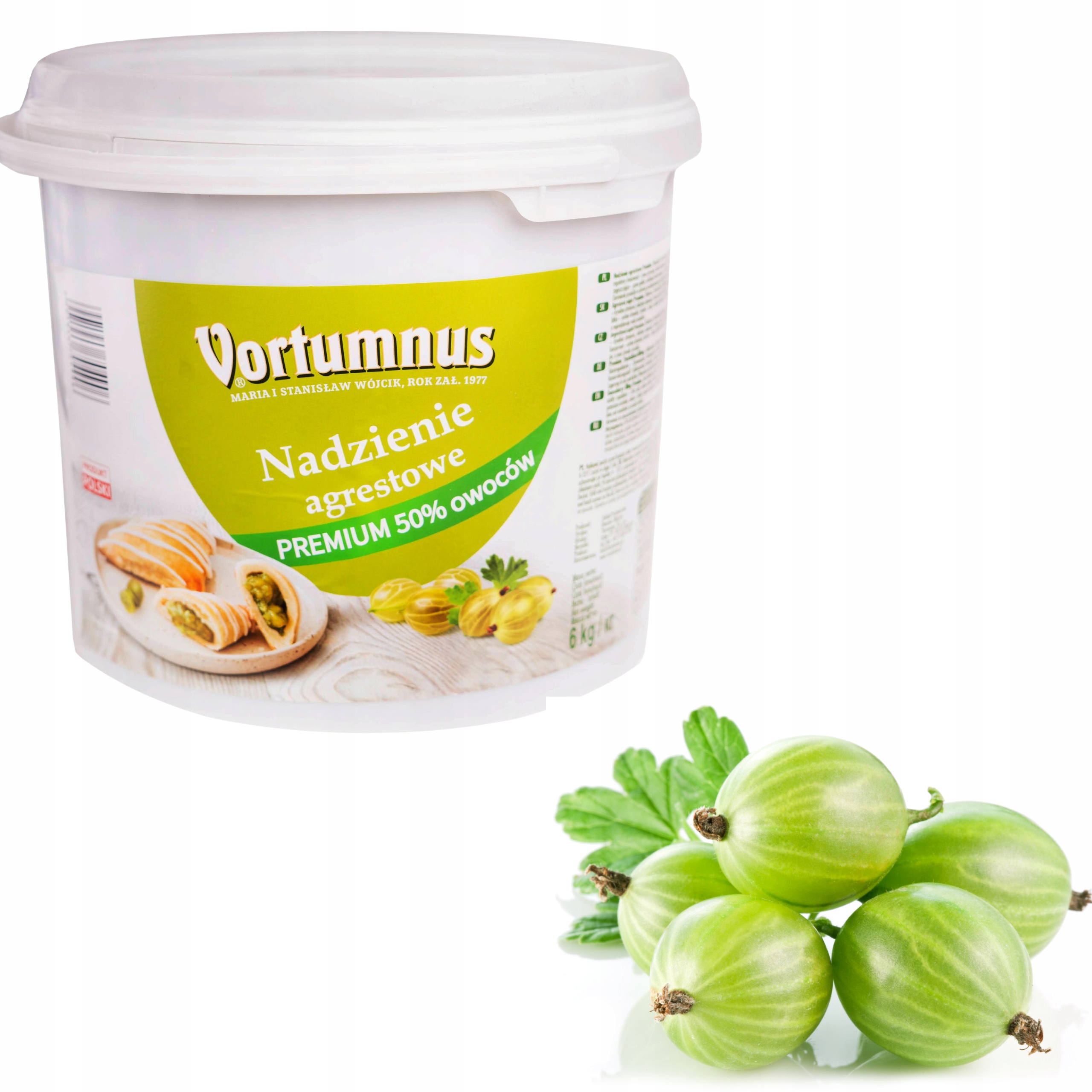 Nadzienie agrestowe Premium- Frużelina w żelu 50%