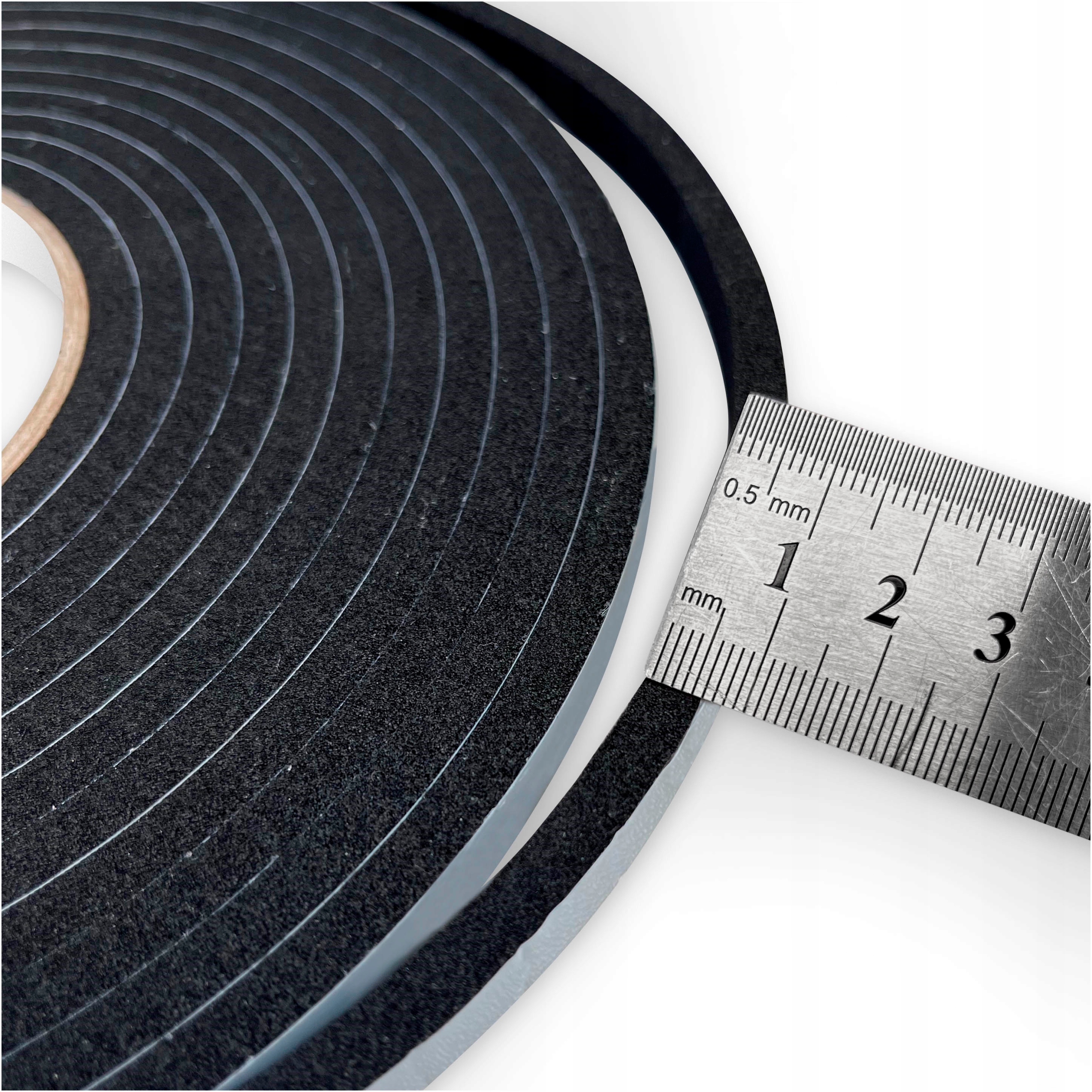 Uszczelka samoprzylepna okienna gr.6mm 1cm/5mb Kolor inny kolor