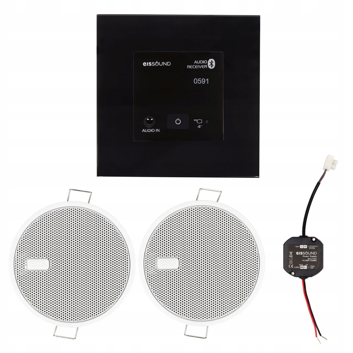 Kbsound In Wall Wzmacniacz z bluetooth 2,5 Set