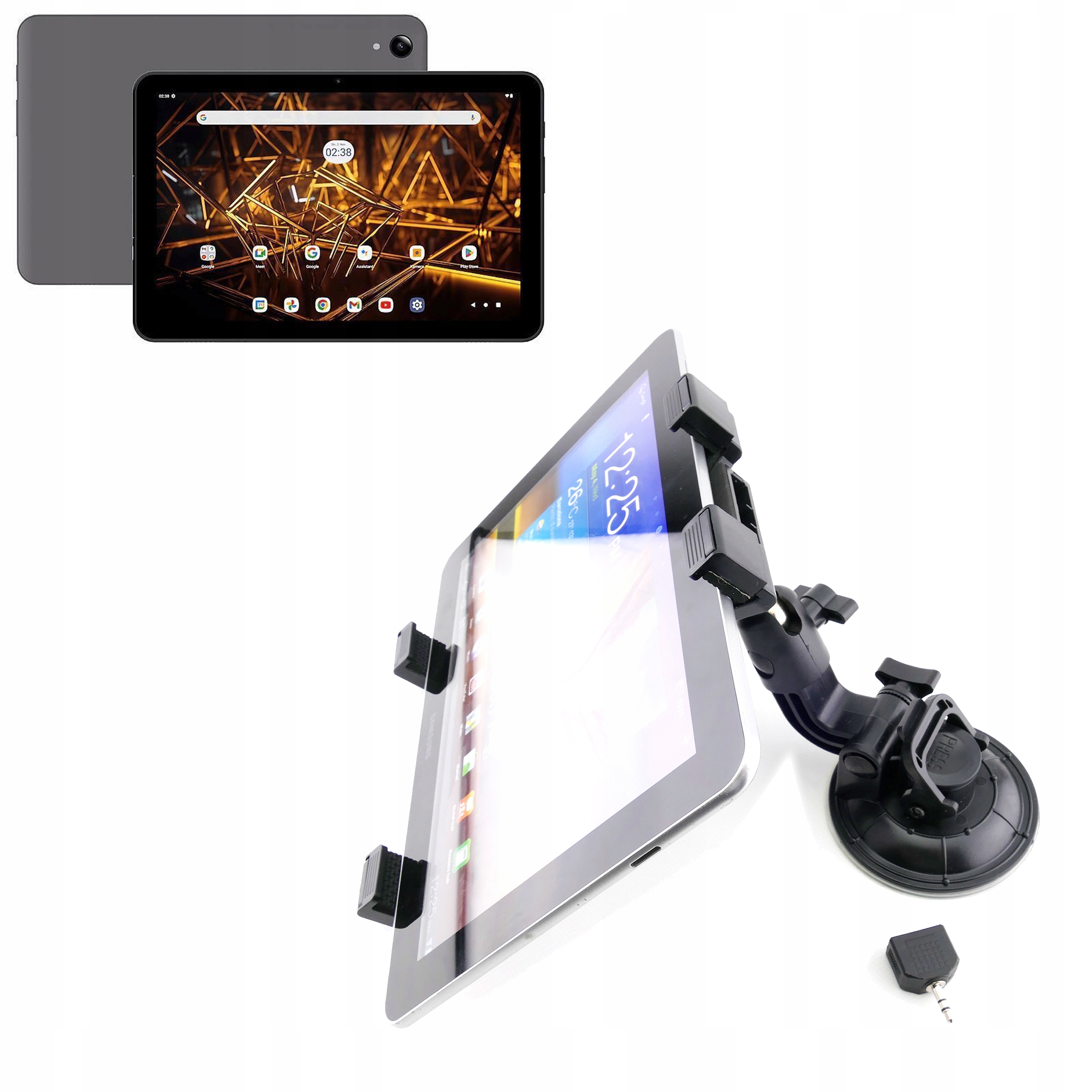 Uchwyt samochodowy na szybę do szyby do nawigacji do tabletu Peaq Pet 10181