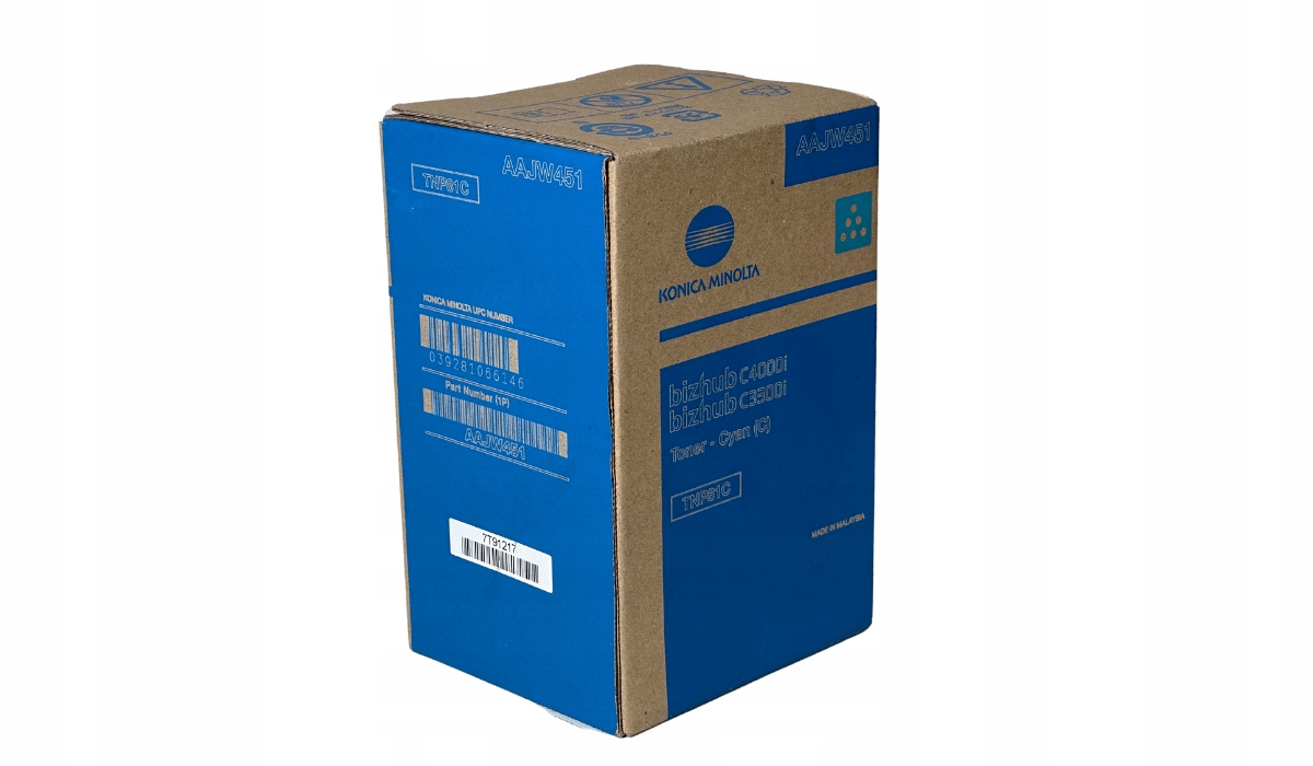 Toner Konica Minolta TNP-81 AAJW451 C Originál Cyan C3300i C4000i