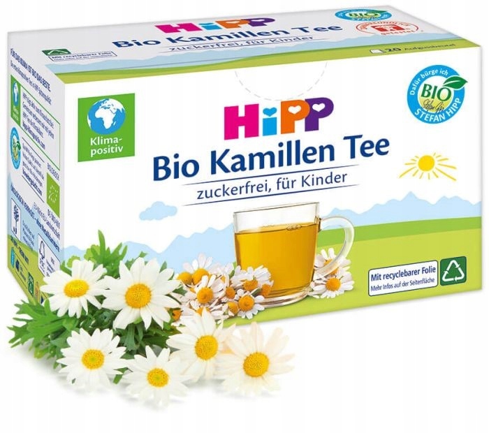 HIPP BIO ромашковый чай в пакетиках 20шт