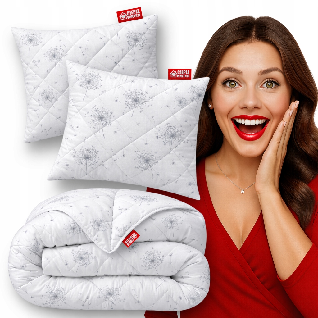 Set Přikrývka 160x200 2x Polštář 70x80 Antialergický Komplet Nafukovačky