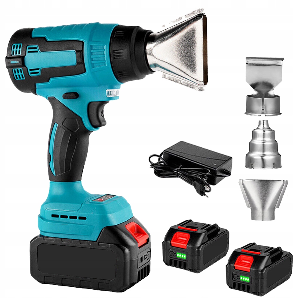 Led Horkovzdušná Pistole 400°C S Protiskluzovou Rukojetí