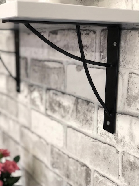 Półka wisząca ścienna loft industrial biały mat 52 Kod producenta -