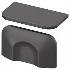 

Uchwyt Meblowy Gałka Szara Ikea Berghalla 1 Szt