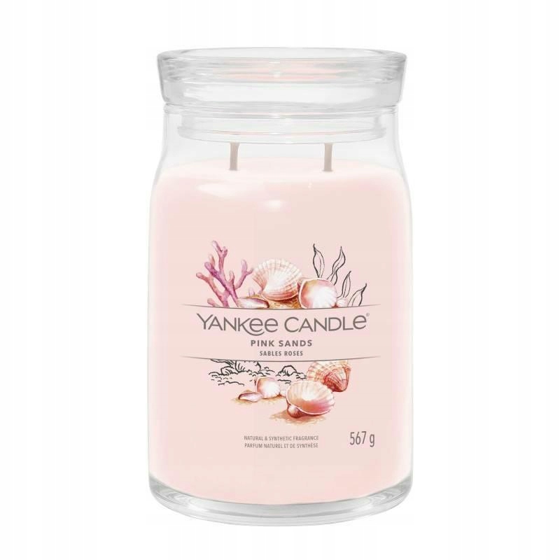 Yankee Candle ŚWIECZKA DUŻA PINK SANDS Signature
