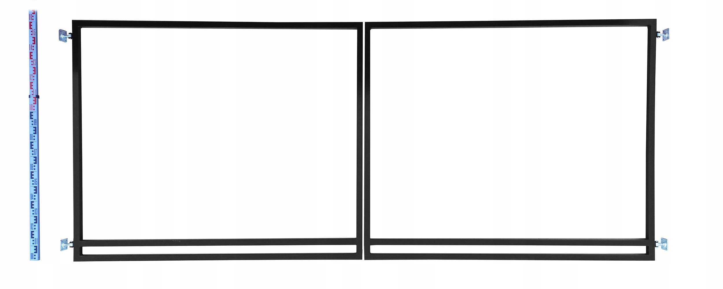 Brána Rama pro štafle a panely 160 cm Černá RAL9005 štafle Rámeček