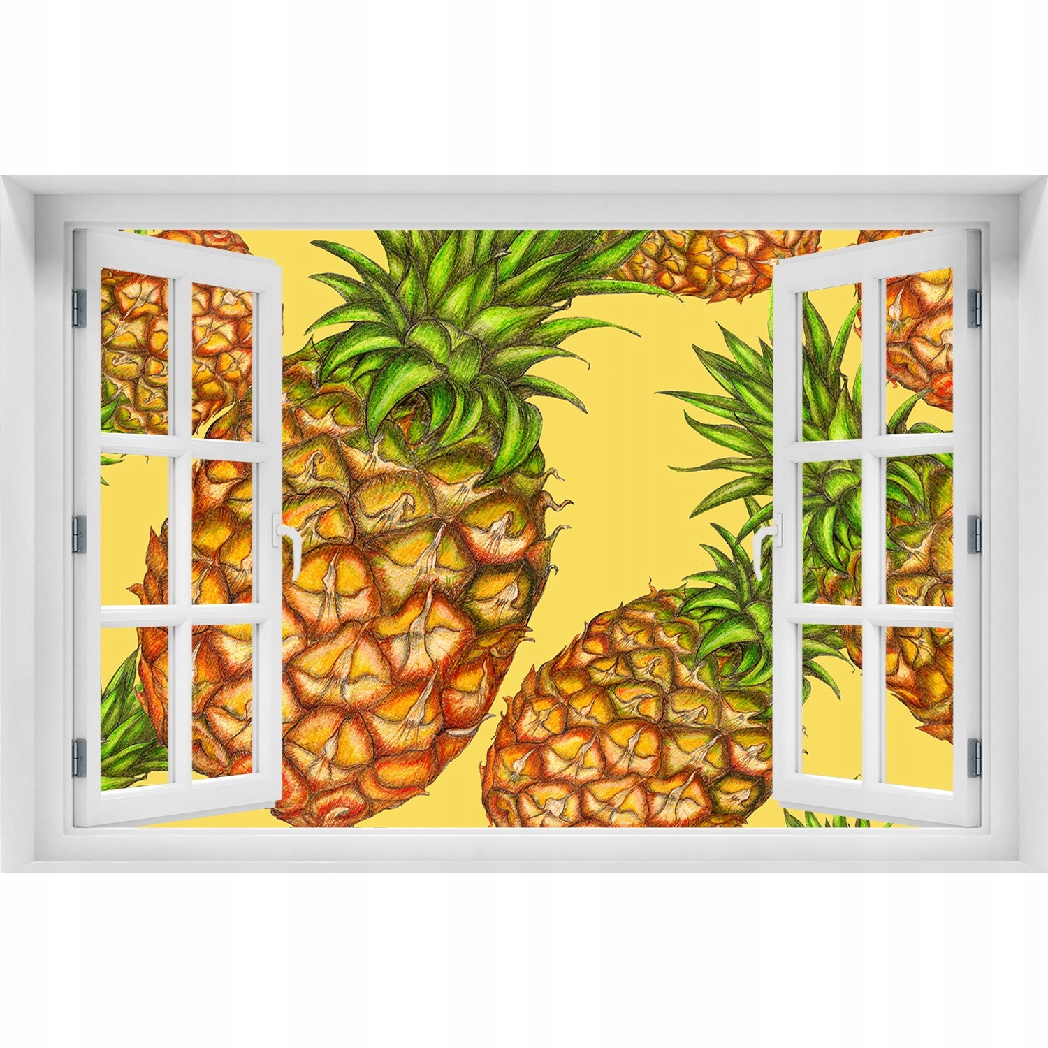 

Naklejka ścienna samoprzylepna Ananasy 150x100