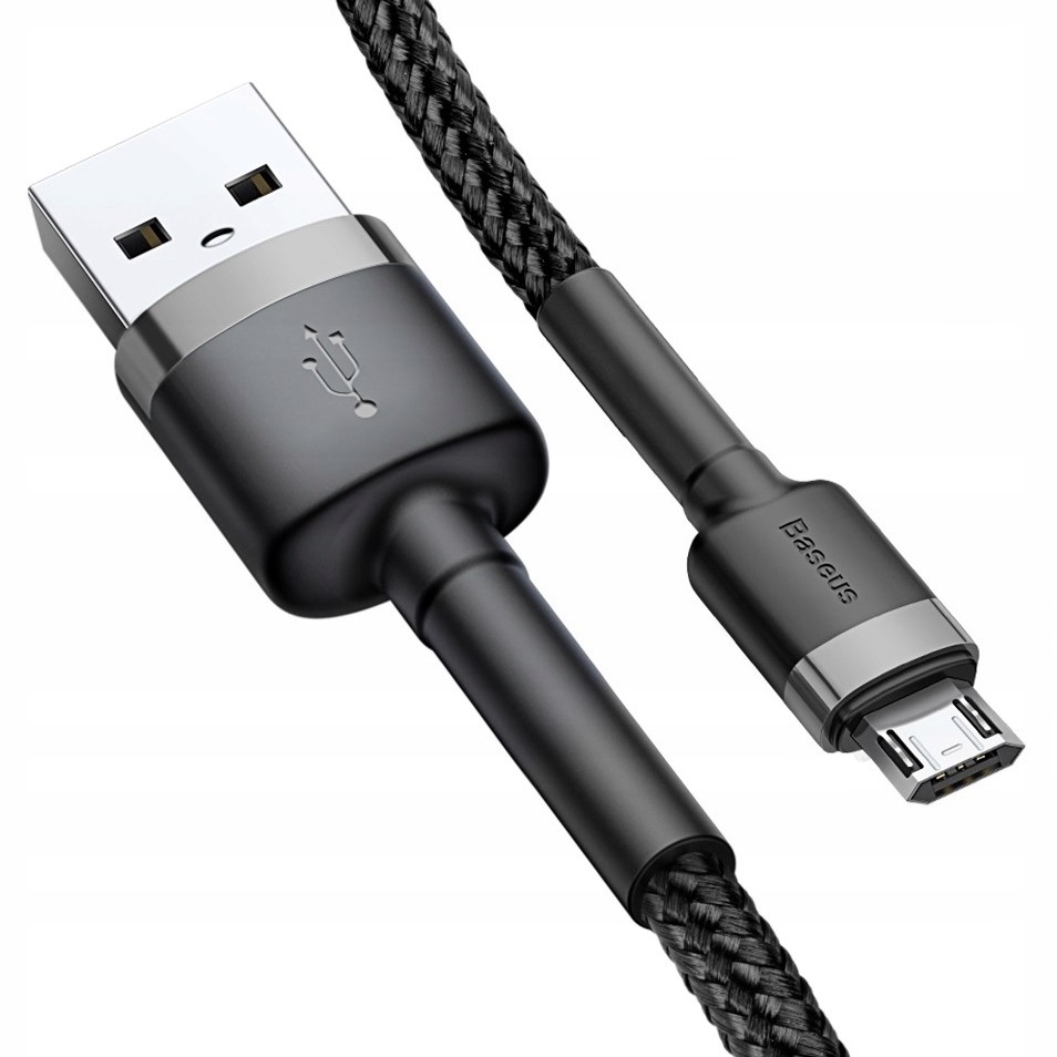 

Baseus Kabel Usb Micro Dwustronny Mocny 2.4A 1M