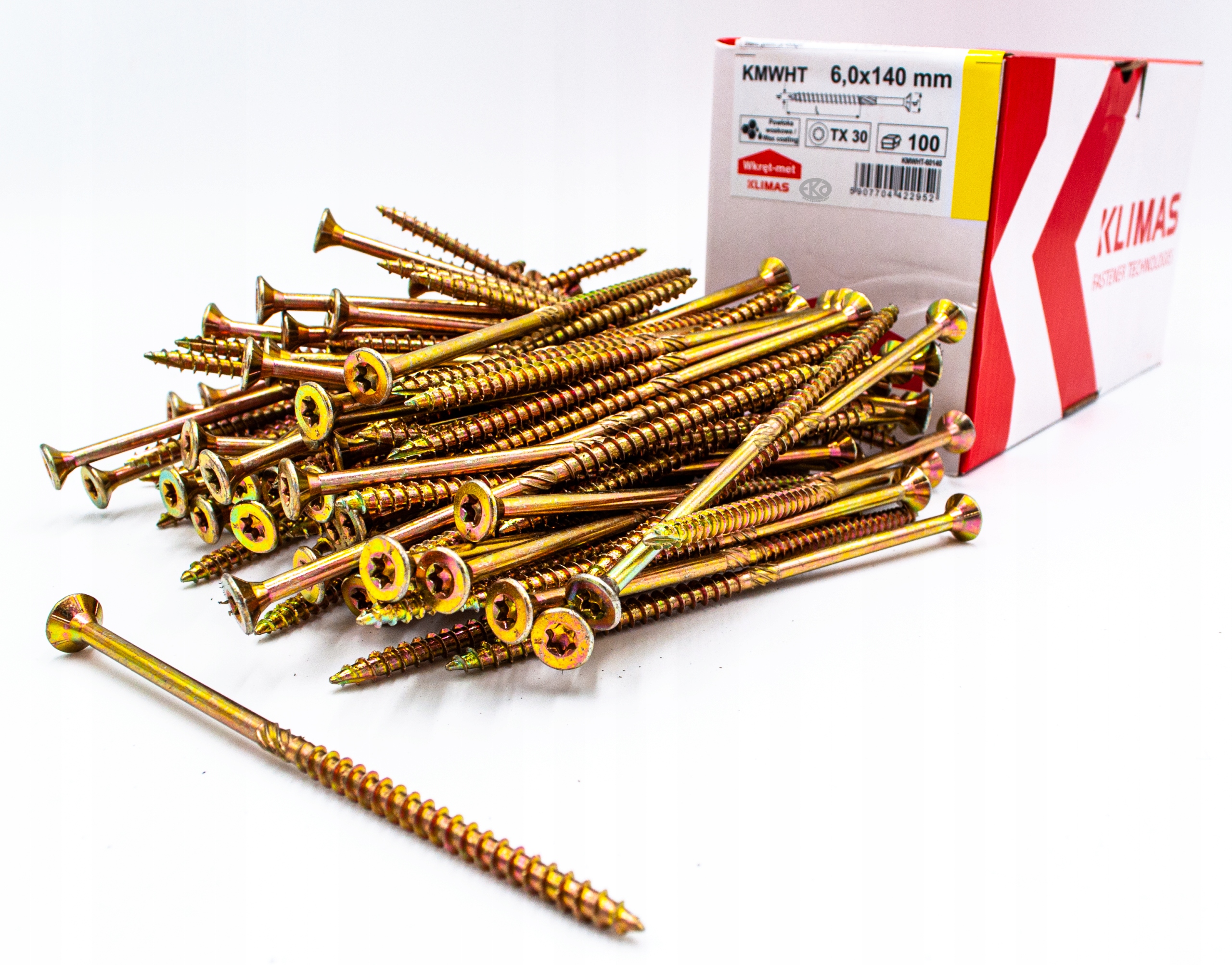

Wkręty Ciesielskie Do Drewna 6x140 mm Torx 100szt