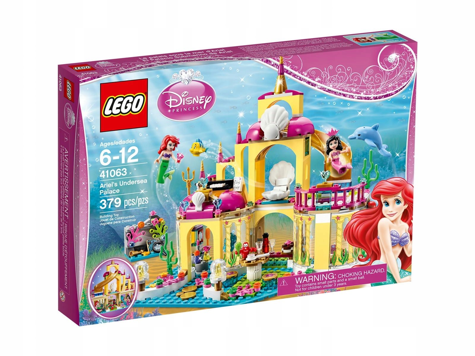 Lego Disney 41063 Podmorski pałac Arielki
