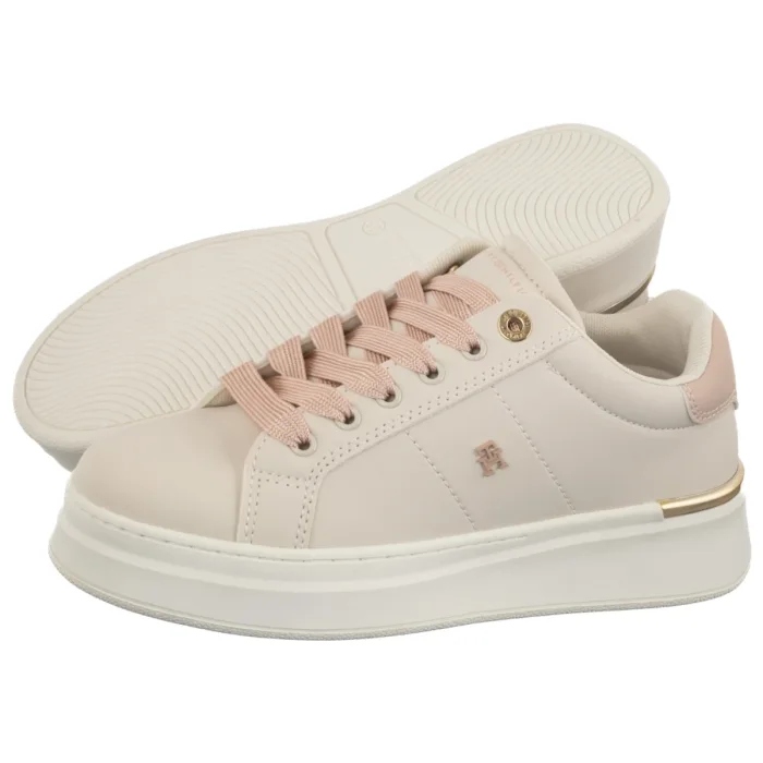 Dámské tenisky Tommy Hilfiger Low Cut White T3A9-34253 Bílé