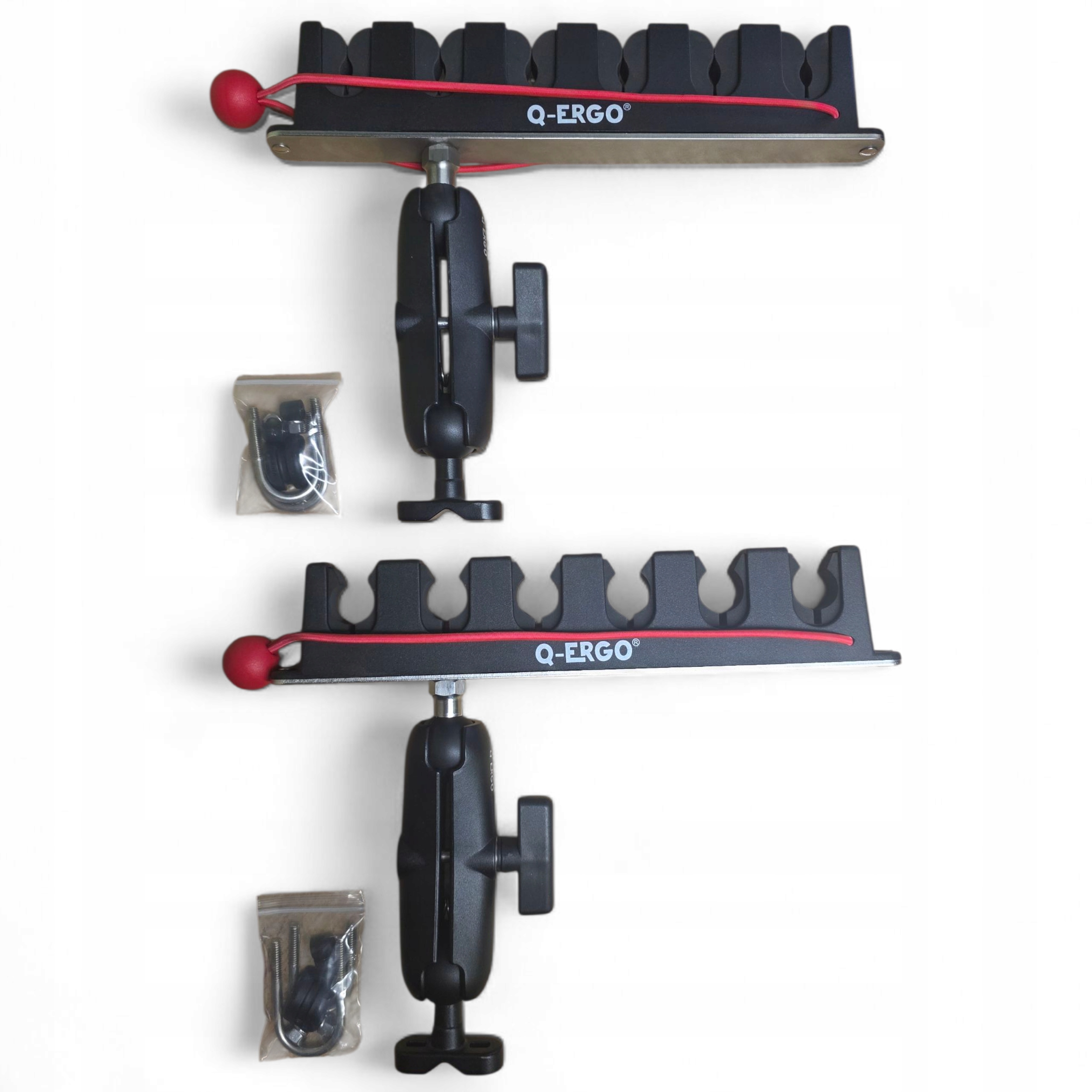 Uchwyty Grzebienie Na Wędki Duże Ramie 15CM 1,5" Do Łodzi Pontonu Na Reling