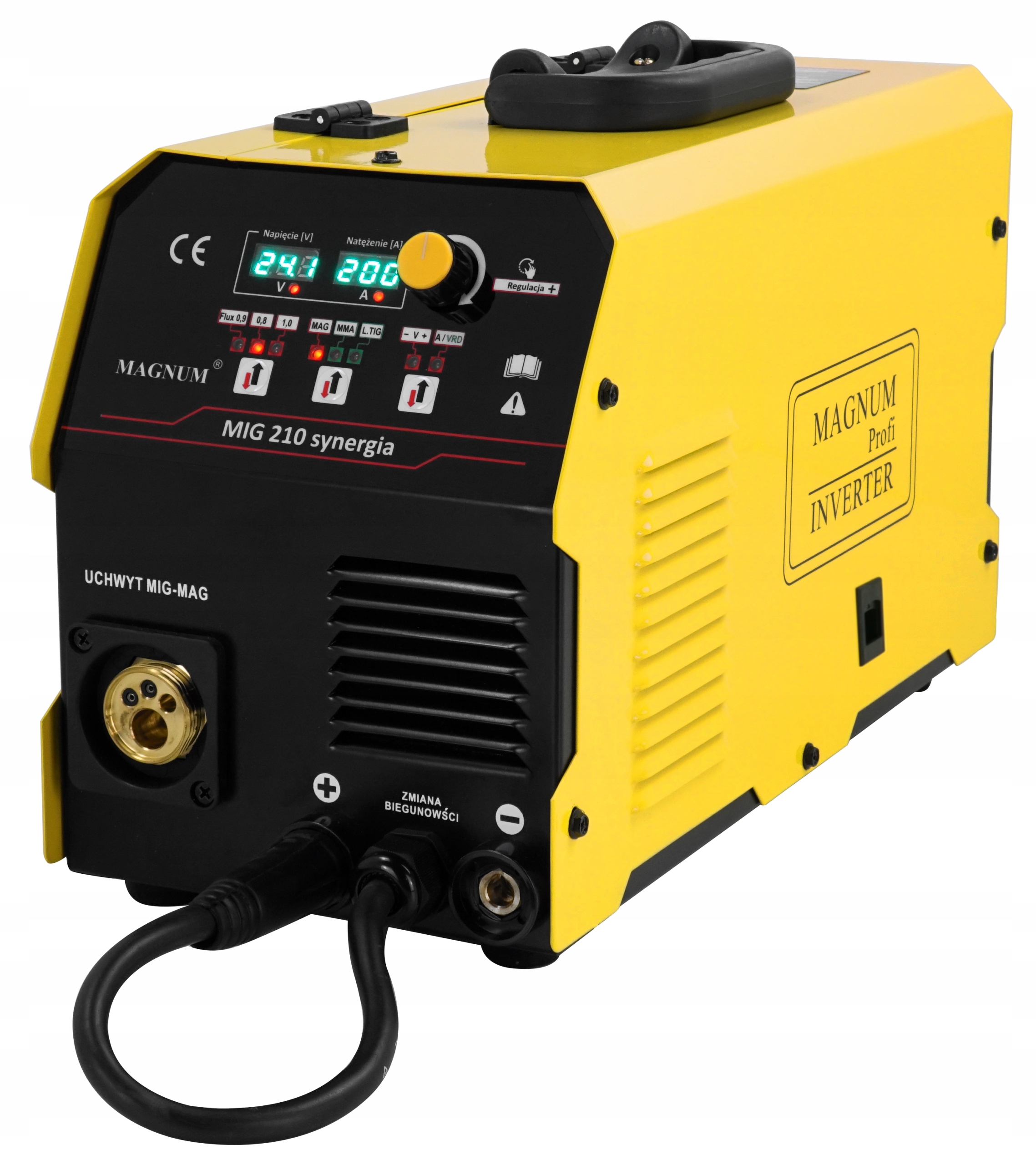SPAWARKA 3w1 MIGOMAT MAGNUM MIG 200A MMA TIG MAG Prąd spawania 200 A