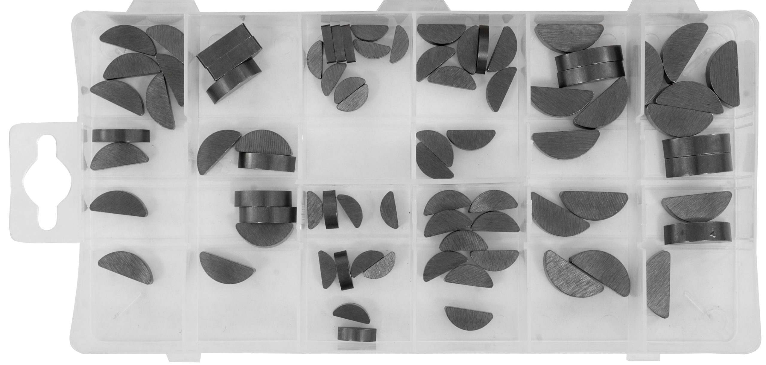 KLINY PÓŁOKRĄGŁE CZÓŁENKOWE ZESTAW KLINÓW PÓŁOKRĄGŁYCH CZÓŁENKOWYCH 80 SZT. Marka Verke