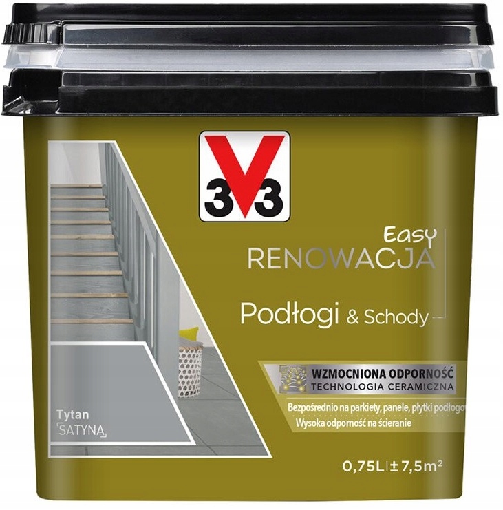 

Farba Renowacyjna Do Płytek Podłoga 0,75 V33 Tytan