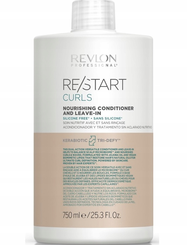 Kondicionér na vlasy Revlon Restart Curls Cleancer 750 ml