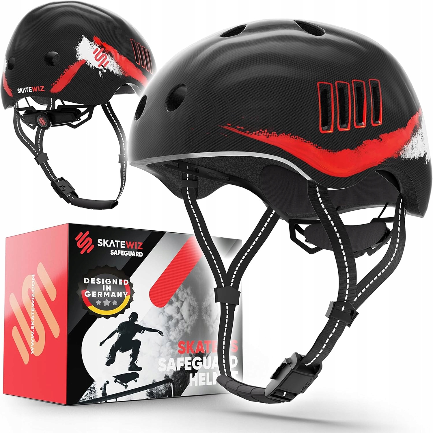 Kask rowerowy Skatewiz r. L na hulajnogę, rolki