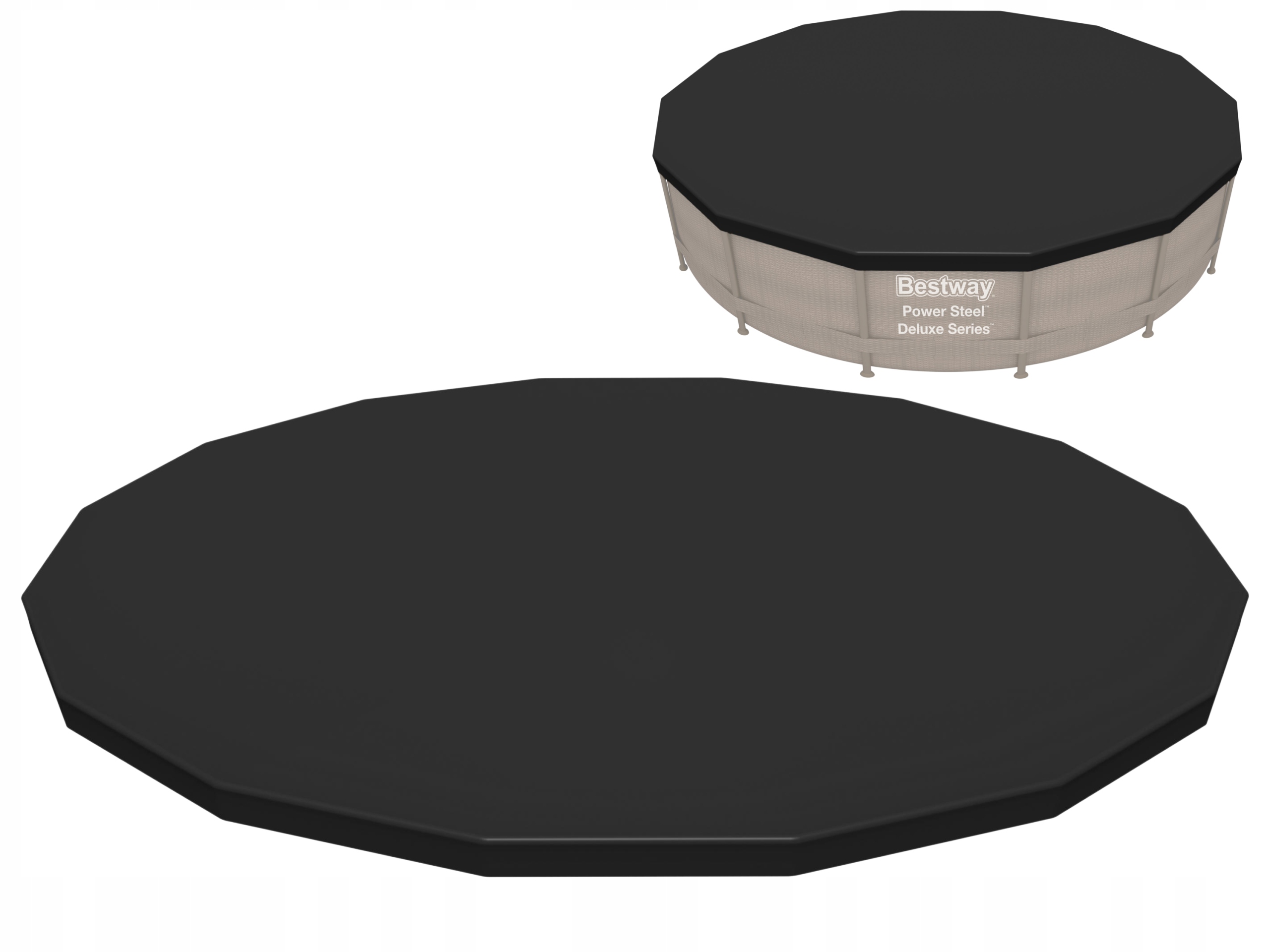 POKRYWA na basen STELAŻOWY 427cm Bestway 58248