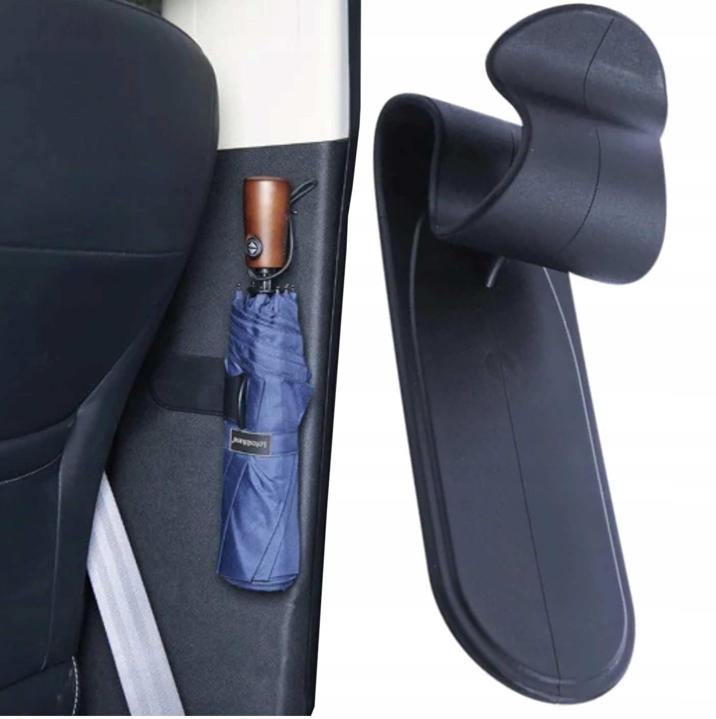 Wieszak Uchwyt Na Parasol Samoprzylepny Do Samochodu Do Domu Organizer Klip