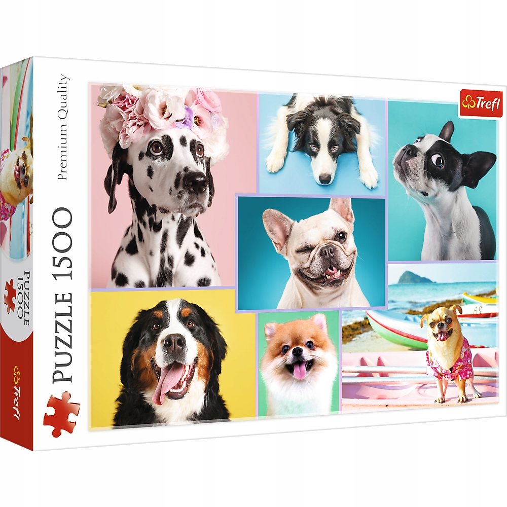 

Puzzle 1500 Układanka Zwierzęta Pies Psy 12+ Trefl