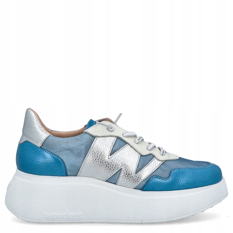 Lehké dámské tenisky Wonders A-3622 Modré 42
