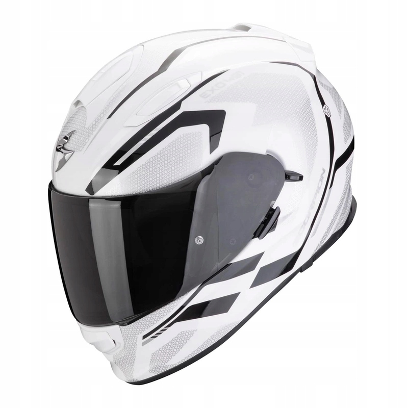 Motocyklová prilba Scorpion EXO-491 Kripta White/black biela čierna Darčeky