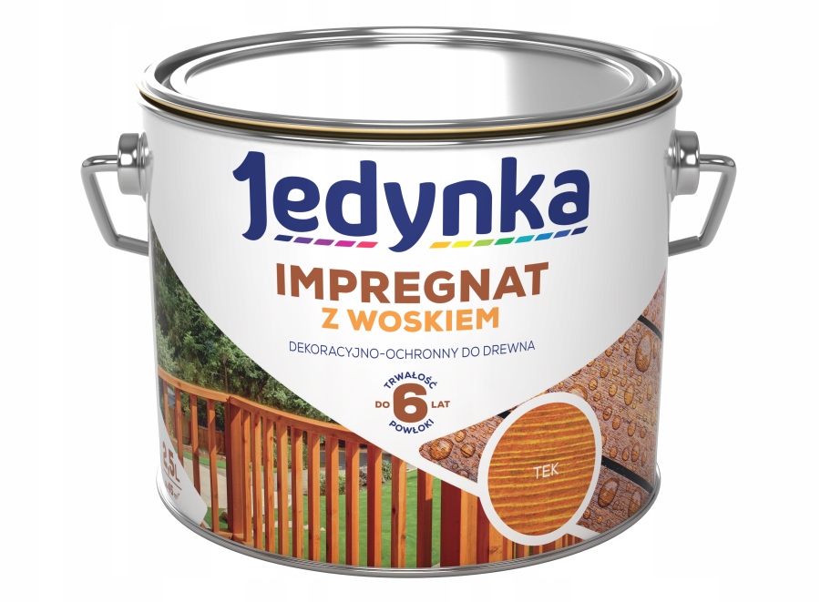 

Jedynka impregnat z woskiem do drewna 2,5L tek tik