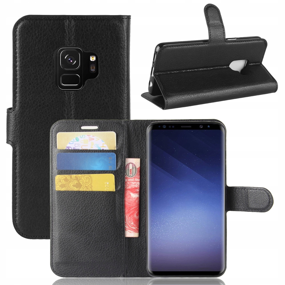 

Etui Portfel Litchi Pokrowiec Do Samsung Galaxy S9