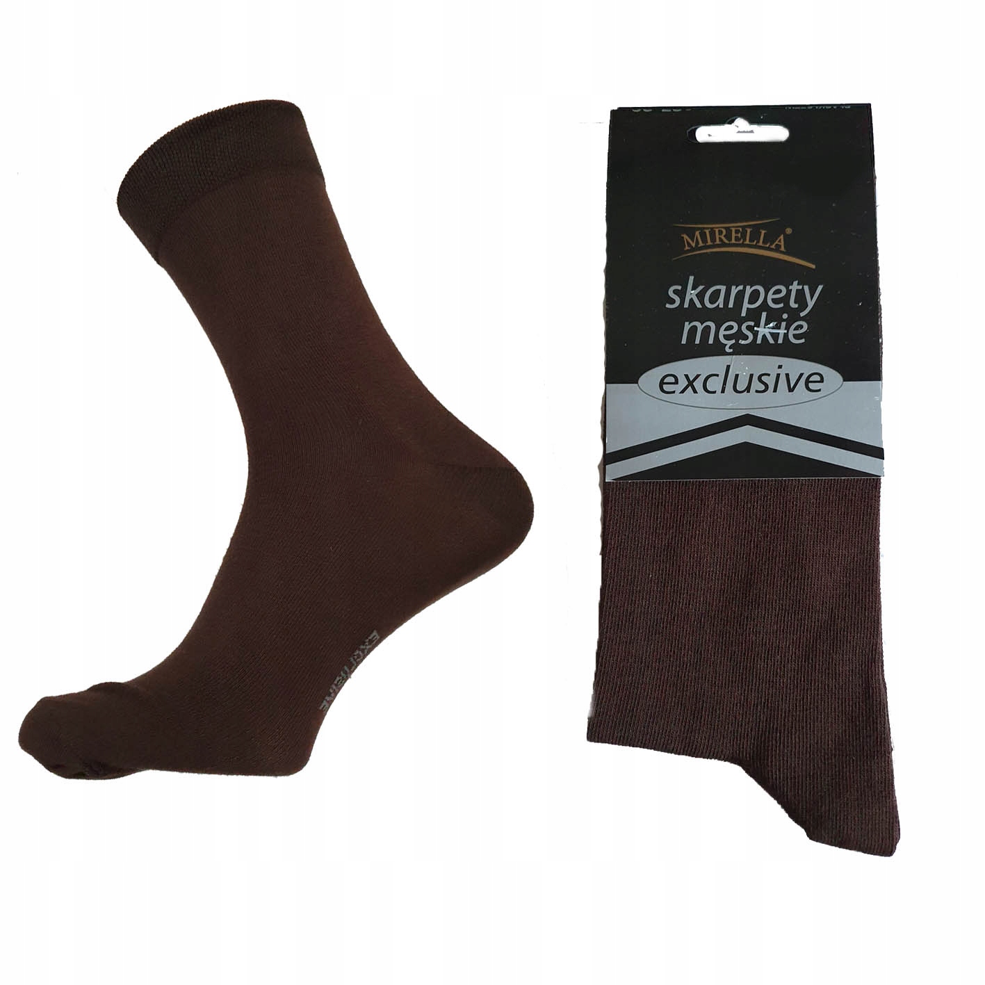 

Skarpety męskie garniturowe Exclusive 38-40 Brąz