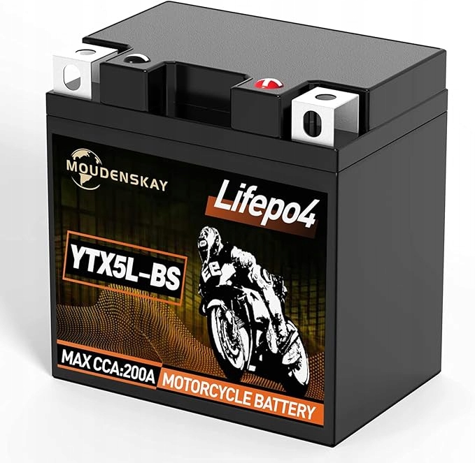 Batéria Lítiový LiFePO4 Moudenskay 12,8 V YTX5L-BS 2 Ah