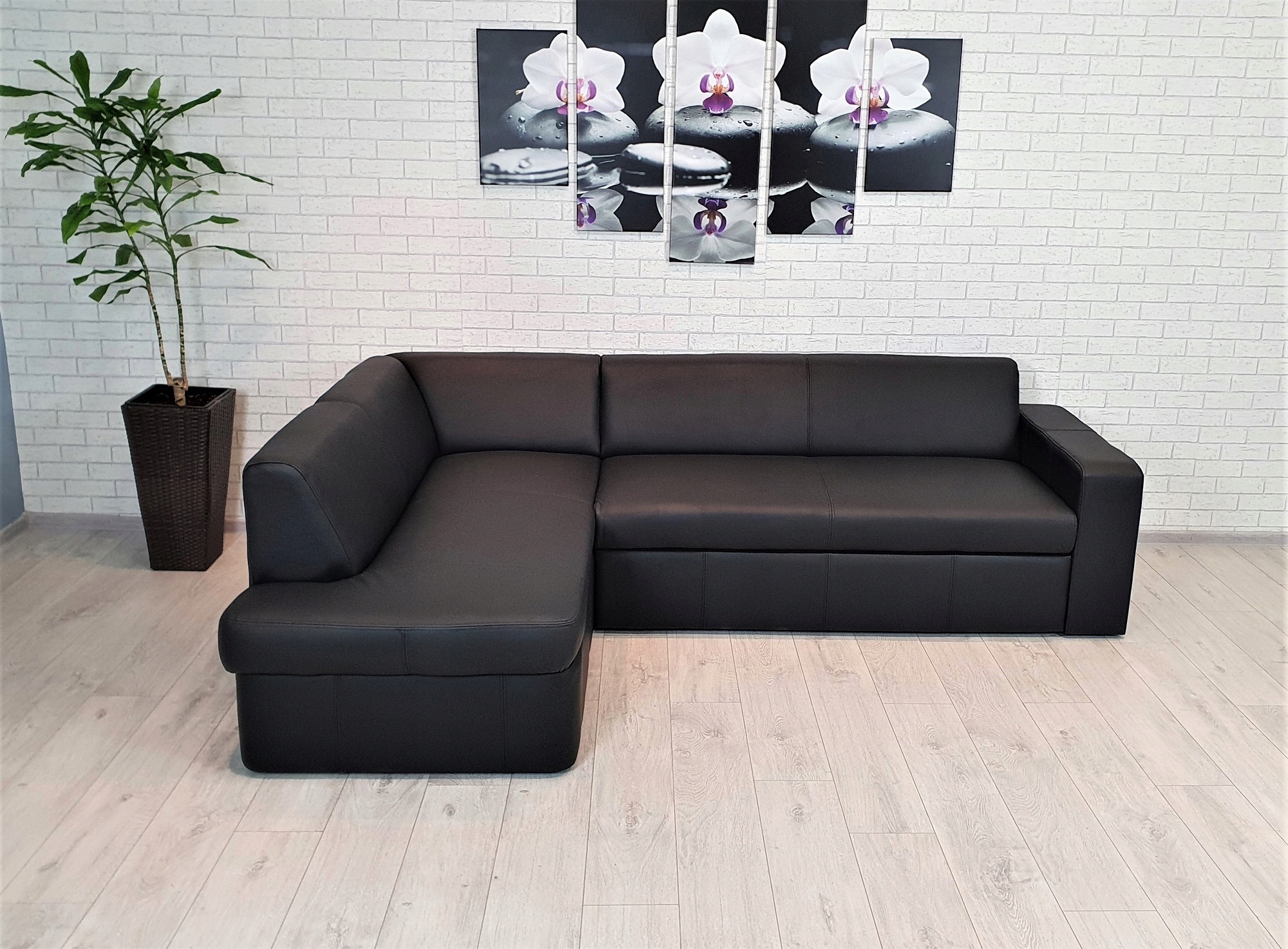 Skórzany narożnik sofa kanapa ze skóry naturalnej