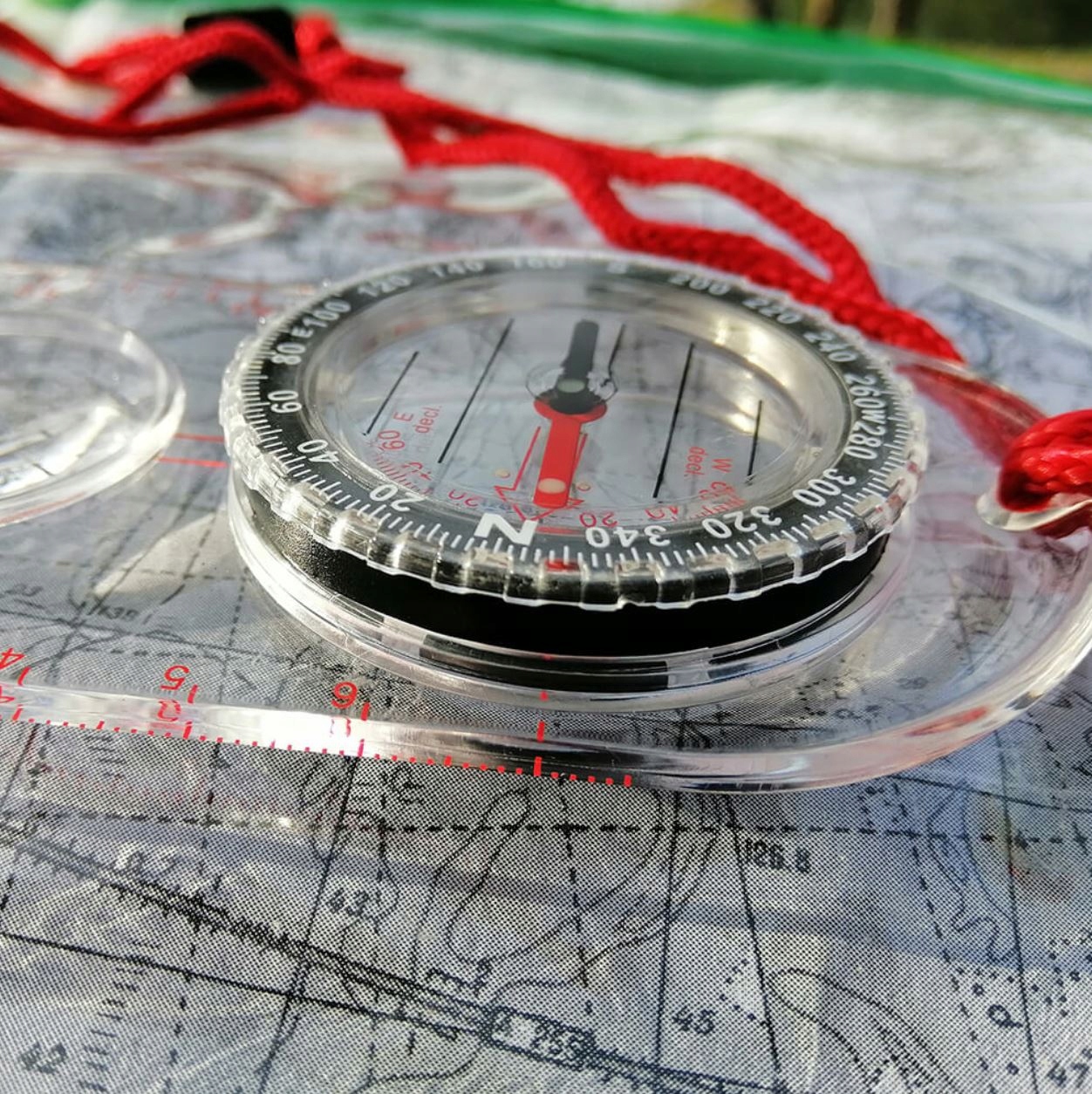 KOMPAS MAPOWY BUSOLA KARTOGRAFICZNA M-TAC KOMPAS TAKTYCZNY DO MAPY Model HWDTC01