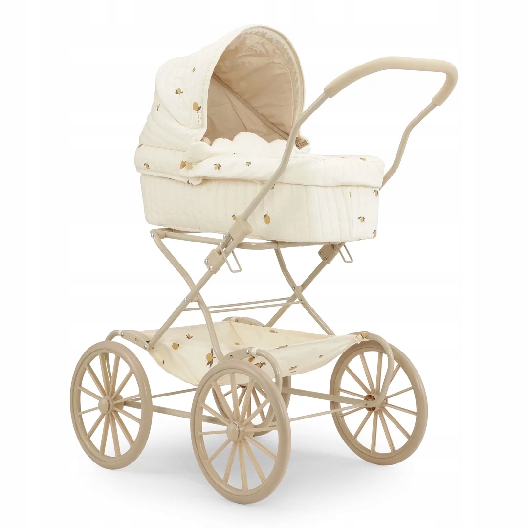 Wózek dla Lalek Retro lemon Off white One size Konges Slojd