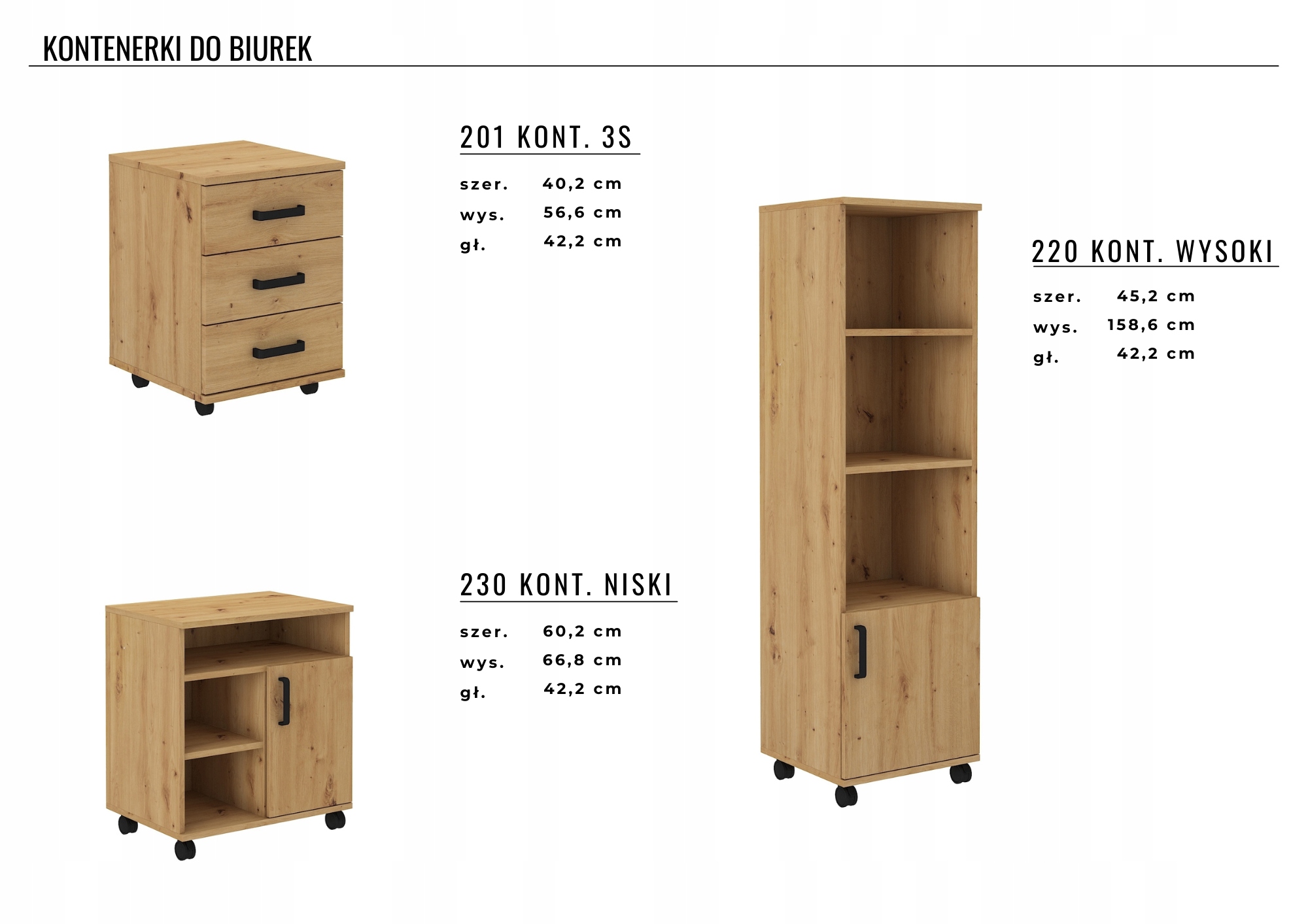 Regał z półkami OLIVER (830) Typ regał