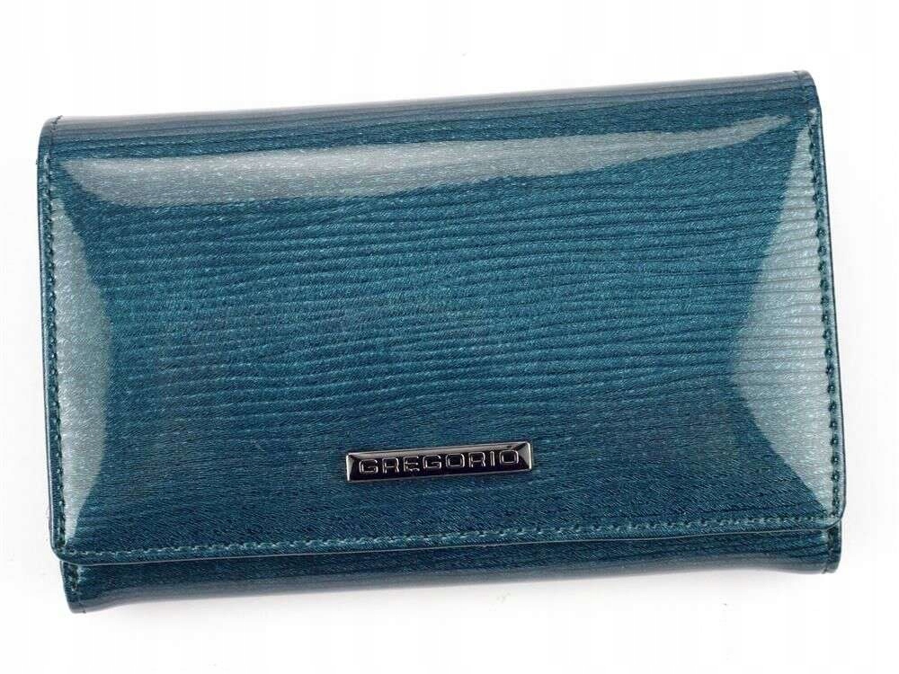 Dámská peněženka Gregorio LN112 Kožená Přírodní Modrá Rfid Secure